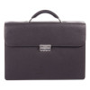 Milestone Briefcase, Fits Devices Up To 15.6", Leather, 5 x 5 x 12, Brown
