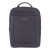 Cadence 2 Section Business Backpack, Fits Devices Up To 15.6", Polyester, 6 x 6 x 17, Charcoal