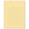 Medical Chart Index Divider Sheets, Untabbed, 11 x 8.5, Manila, 400/Box