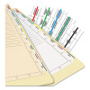 Medical Chart Index Divider Sheets, Untabbed, 11 x 8.5, White, 400/Box