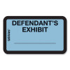 Legal Exhibit Labels, Defendant's Exhibit, 1.63 X 1, Blue, 9/Sheet, 28 Sheets/Pack, 252 Labels/Pack