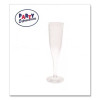Plastic Champagne Glasses, 5 Oz, Clear, 10/Pack