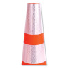 Traffic Cone, 11.5 x 11.5 x 28, Orange/Silver/Black