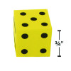 Traditional Foam Dice, Ages 5 To 9, 20 Dice