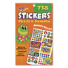 Sticker Assortment Pack, Frogs, Starts, Thank You!, Assorted Colors, 738/Pad