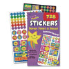 Sticker Assortment Pack, Super Smiles And Stars, Assorted Colors, 738 Stickers/Pad