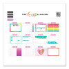 Productivity Multi Accessory Pack, (20) Double Sided Pre-Punched Cards, (20) Half Sheet Stickers, (3) Sticky Note Pads