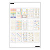 Essentials Home Classic Stickers, Assorted Sizes And Colors, 734/Pack