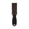 Putty Knife, 1.5" Wide, Carbon Steel Blade, Flexible Handle, Black/Silver, 24/Carton