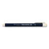 Wax-Based Marking Pencil, Twist-Advance, 4.4 Mm, White Marks, Navy Blue Barrel, 10/Box