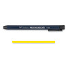 Mechanical Wax-Based Marking Pencil Refills, 4.4 Mm, Yellow, 10/Box