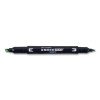 Highlighters, Yellow Green Ink, Bullet/Chisel Tip, Yellow Green Barrel, 10/Box