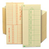 Time Clock Cards, Replacement For K14-15, Two Sides, 3.38 X 8.25, 500/Box