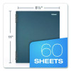 Stone Paper Notebook, 1-Subject, Medium/College Rule, Blue Cover, (60) 11 x 8.5 Sheets