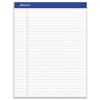 Recycled Writing Pads, Wide/Legal Rule, Politex Green Kelsu Headband, 50 White 8.5 X 11.75 Sheets, Dozen