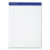 Perforated Writing Pads, Wide/Legal Rule, (50) White 8.5 x 11 Sheets, 12/Pack
