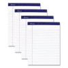 Perforated Writing Pads, Narrow Rule, (50) White 8.5 x 11 Sheets, Dozen