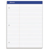 Double Sheet Pads, Pitman Rule Variation (Offset Dividing Line - 3" Left), 100 White 8.5 X 11.75 Sheets