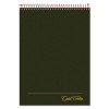 Gold Fibre Wirebound Project Notes Pad, Green Cover, Project-Management Format, (70) White 8.5 x 11 Sheets