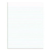 Glue Top Pads, Wide/Legal Rule, 50 White 8.5 X 11 Sheets, Dozen