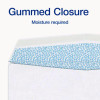 W-2 Gummed Seal Double-Window Envelopes, Commercial Flap, Gummed Closure, 5.63 x 9, White, 24/Pack