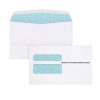 W-2 Gummed Seal Double-Window Envelopes, Commercial Flap, Gummed Closure, 5.63 x 9, White, 24/Pack