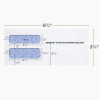 3-Up 1099-Nec Gummed Seal Double-Window Security Tint Envelopes, Commercial Flap, 8.75 x 3.75, White, 24/Pack