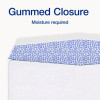 3-Up 1099-Nec Gummed Seal Double-Window Security Tint Envelopes, Commercial Flap, 8.75 x 3.75, White, 24/Pack