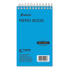 Memo Pads, Randomly Assorted Cover Colors, Narrow Rule, (50) White 3 x 5 Sheets