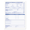 Comprehensive Employee Application Form, One-Part (No Copies), 17 x 11, 25 Forms Total