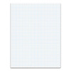 Quadrille Pads, Quadrille Rule (4 Sq/In), 50 White 8.5 X 11 Sheets