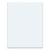 Quadrille Pads, Quadrille Rule (5 Sq/In), (50) White 8.5 x 11 Sheets