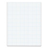 Cross Section Pads, Quadrille Rule (4 Sq/In, 1 Sq/In), (50) White 8.5 x 11 Sheets