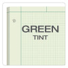 Engineering Computation Pads, Green Cover, Quadrille Rule (5 Sq/In, 1 Sq/In), (200) Green-Tint 8.5 x 11 Sheets