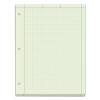Engineering Computation Pads, Green Cover, Quadrille Rule (5 Sq/In, 1 Sq/In), (200) Green-Tint 8.5 x 11 Sheets