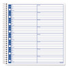 Voice Message Log Books, One-Part (No Copies), 8 x 1, 8 Forms/Sheet, 800 Forms Total
