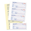 Money And Rent Receipt Books, Account + Payment Sections, Two-Part Carbonless, 7.13 x 2.75, 4 Forms/Sheet, 400 Forms Total