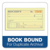 Money And Rent Receipt Books, Two-Part Carbonless, 4.78 X 2.75, 50 Forms Total
