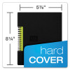 Idea Collective Professional Wirebound Hardcover Notebook, 1-Subject, Medium/College Rule, Black Cover, (80) 8 x 5.5 Sheets