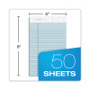 Prism + Colored Writing Pads, Narrow Rule, (50) Pastel Blue 5 x 8 Sheets, 12/Pack