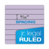 Prism + Colored Writing Pads, Narrow Rule, (50) Pastel Orchid 5 x 8 Sheets, 12/Pack