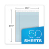 Prism + Colored Writing Pads, Wide/Legal Rule, (50) Pastel Blue 8.5 x 11 Sheets, 12/Pack