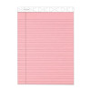 Prism + Colored Writing Pads, Wide/Legal Rule, (50) Pastel Pink 8.5 x 11 Sheets, 12/Pack