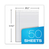 Prism + Colored Writing Pads, Wide/Legal Rule, (50) Pastel Gray 8.5 x 11 Sheets, 12/Pack
