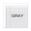 Prism + Colored Writing Pads, Wide/Legal Rule, (50) Pastel Gray 8.5 x 11 Sheets, 12/Pack