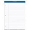 Double Docket Ruled Pads With Extra Sturdy Back, Medium/College Rule, (100) White 8.5 x 11 Sheets