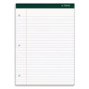 Double Docket Ruled Pads, Wide/Legal Rule, (100) White 8.5 x 11 Sheets, 6/Pack