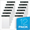 Docket Ruled Perforated Pads, Wide/Legal Rule, (50) White 8.5 x 14 Sheets, 12/Pack