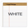 "The Legal Pad" Plus Ruled Perforated Pads With 40 Pt. Chipboard Back, Wide/Legal Rule, (50) White 8.5 x 11 Sheets, Dozen