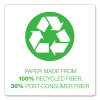 Second Nature Recycled Notepads, Randomly Assorted Cover Colors, Gregg Rule, (70) White 4 x 8 Sheets